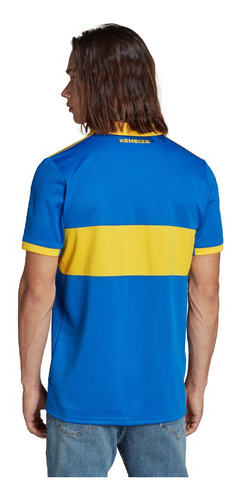 Imagen 2 de 5 de Camiseta adidas Local Boca Juniors 22/23 Hombre Blue/yellow