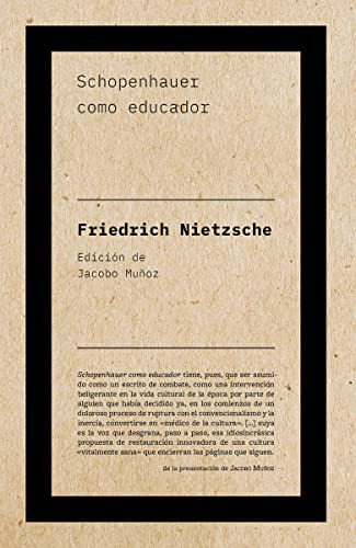 Schopenhauer Como Educador - Nietzsche Friedrich