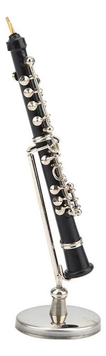 Mini Oboe Miniatura Figura Instrumento Musical Adorno 17cm