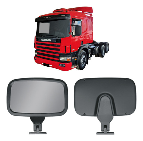 Espelho Retrovisor Auxiliar Convexo Caminhão Daf Xf