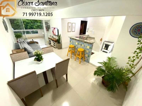 Imagem 2 de 15 de Apartamento Reformado A Venda 2/4 Sendo (01 Suíte) Varanda Vista - Jardim Placaford Ap02324