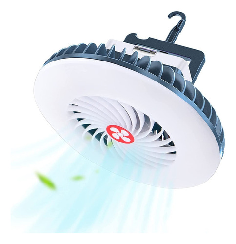 Ventilador De Camping Con Luz Ventilador Recargable Con Lint