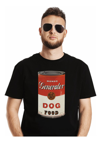 Polera Mondo Generator Dog Food Metal Abominatron