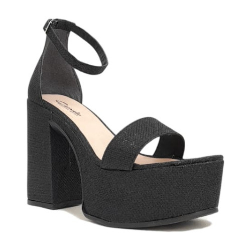 Sandalias Sasha Brillo Black