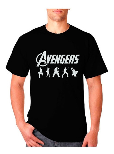 Poleras Estampadas Con Diseño Avengers Marvel