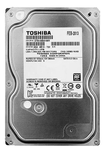 Disco Duro Interno Toshiba 1tb 3.5'' Sata