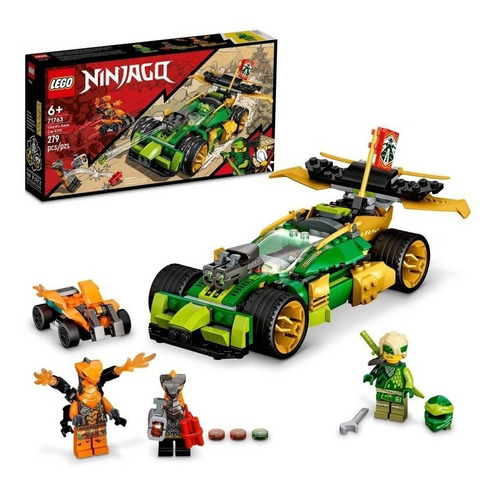 Kit Lego Ninjago Deportivo Evo De Lloyd 71763 279 Piezas