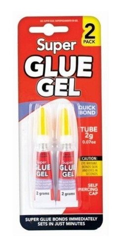 Oferta Del Dia Pegante Super Glue Hy0018 2gr Gel X2 Unidades