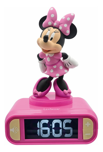 Reloj Despertador De Minnie Disney, Minnie Nightlight A...