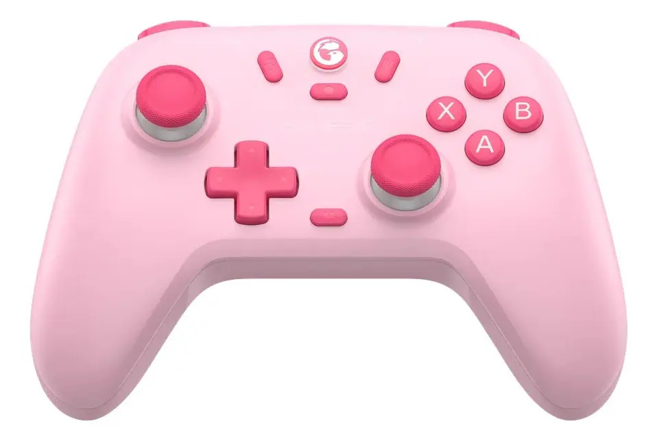 Controle Gamesir T4 Nova Lite Sem Fio para Pc Switch Android Ios Steam Celular Hall Effect Cor Rosa