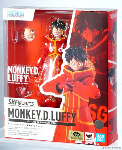 Boneco One Piece Monkey D Luffy Shfiguarts Egghead Bandai