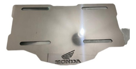 Porta Placa Moto Honda En Acero Inoxidable 