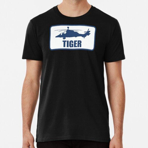 Remera Parche De Tigre De Eurocopter Algodon Premium