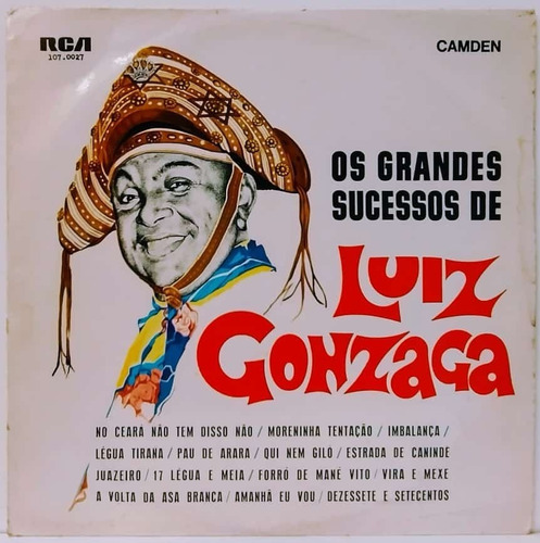 Luiz Gonzaga Os Grandes Sucessos De - Lp Disco De Vinil
