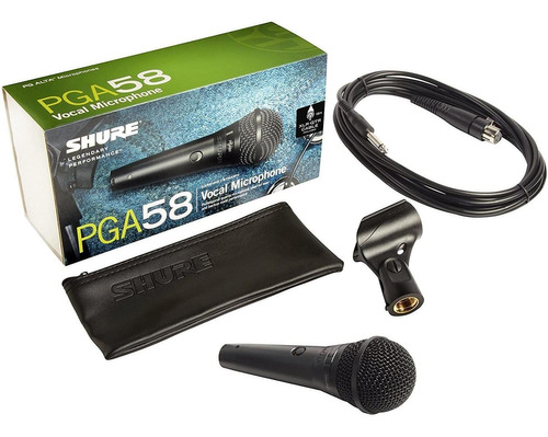 Microfono Shure Pga58-qtr Con Cable Original Envío Gratis