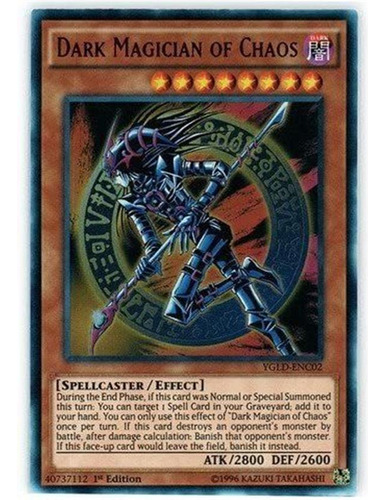 Yu-gi-oh! Ygld-enc02-dark Magician Of Chaos, Barajas Legenda