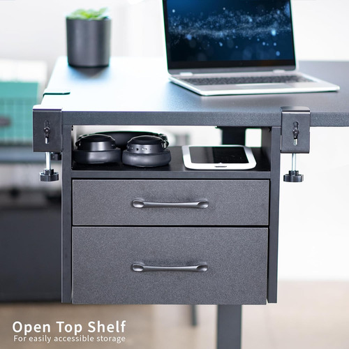 Desk-dr3c - Sistema De Cajón Y Estante Debajo Del Escritorio