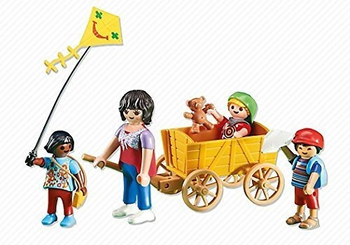 Playmobil Addon Series  Profesor Con Carro De Madera