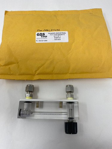 Gds Corp 1200-0036 Flow Meter 0-1 Lpm For Gds-58xp Cch