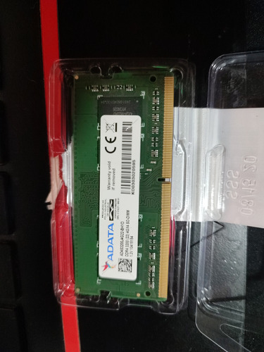 Memória Ram P/notebook 4gb Ddr4 3.200mhz Adata (Usado)