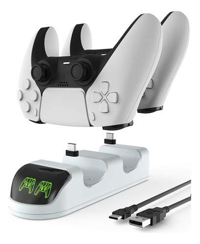Cargador Joystick Dual Estacion De Carga Mando P5