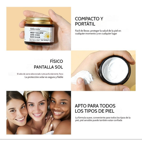 He Protector Solar De Mantequilla Sin Nanoóxido De Zinc