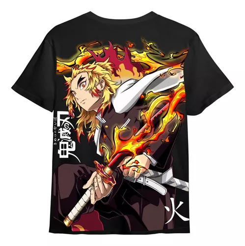 Camiseta Flame Hashira Kyojuro Rengoku Fogo Demon Slayer em Promoção na  Americanas