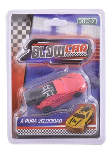 Vehiculo Blow Car Magia Soplando Rojo 