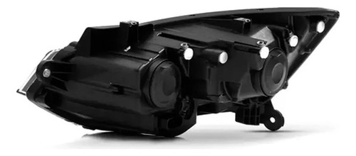 Par Farol Fox Crossfox Spacefox 15 A 22 Negra Friso Cromado