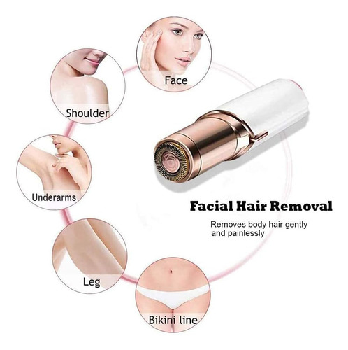 Depilación Facial For Mujeres Removedor De Vello Indoloro,