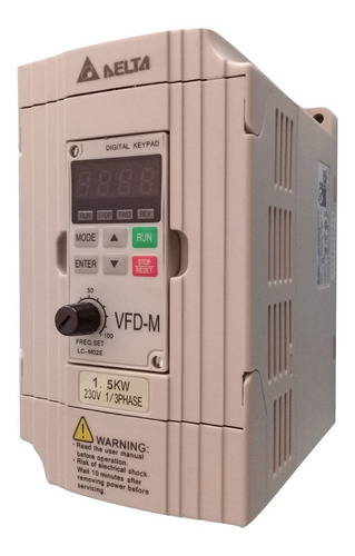 Variador De Frecuencia Vfd-m Marca Delta 1-2 Hp 220 Vac 3f.