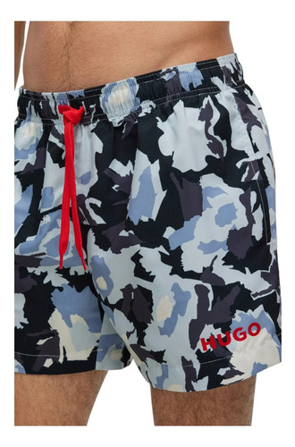 Traje De Baño Hugo Boss Short De Verano Para Hombre Original