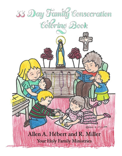 Libro 33 Day Family Consecration Coloringinglés