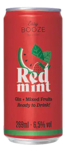 Drink Easy Booze Red Mint Lata 269ml