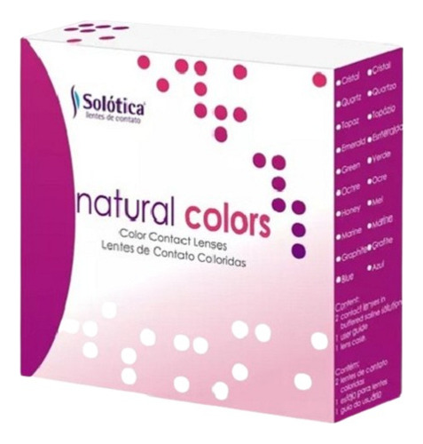 Lente De Contato Natural Colors Anual * Colorida Cosplay