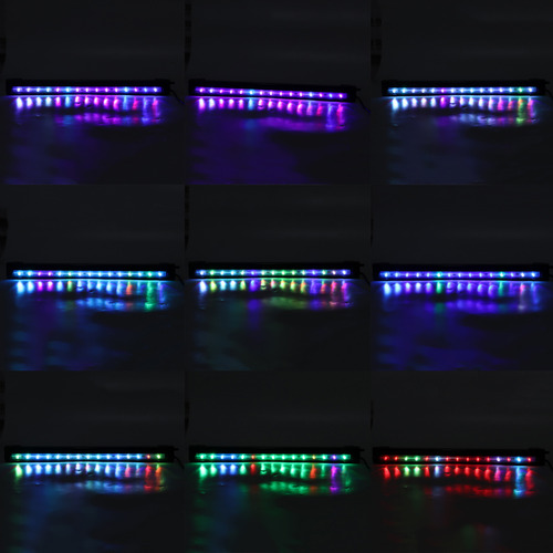 Barra De Burbujas Led Multiusos Con Tiras Coloridas Para Acu