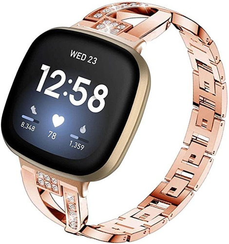 Sankel Compatible Con Fitbit Sense/versa 3 Bandas, Cadena D