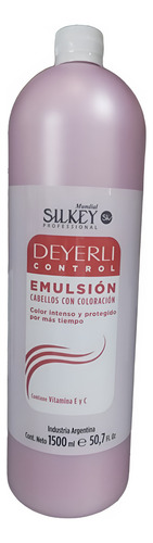 Emulsión Para Cabellos Con Coloración Silkey Deyerli 1.5 L