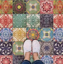 Comprar Mosaico Azulejo 20x20 Cm X 40 Unidades Color Mix Multicolor Calcareo