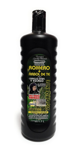 Shampoo De Romero Y Arbol De Te 1.1 L Indio Papago Envio Ful
