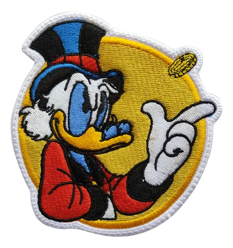 Parche Bordado Tio Rico Mc Pato Disney Pato Donald