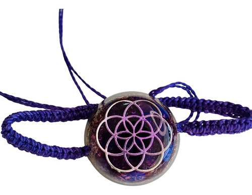 Pulsera De Orgonita Por Seed Of Life  Cristales Curativ...