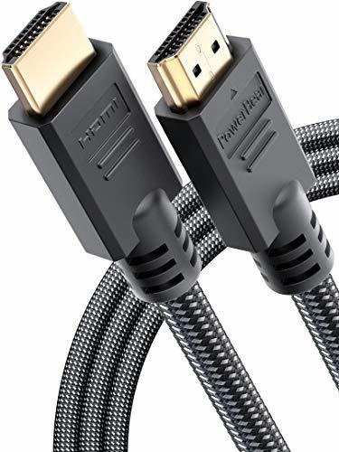 Cable Hdmi Powerbear 4k De 10 Pies | Conectores De Nylon Tre