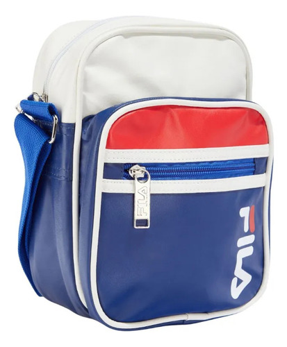 Bolsa Fila Messenger 3 Azul Qt20618087_nv/rd/wh