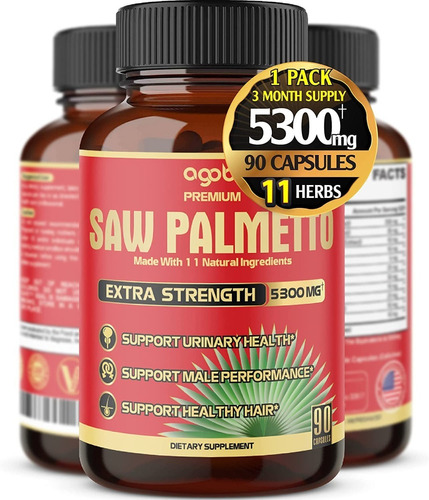 Saw Palmetto 5300mg / . Alta Concentracion Stock