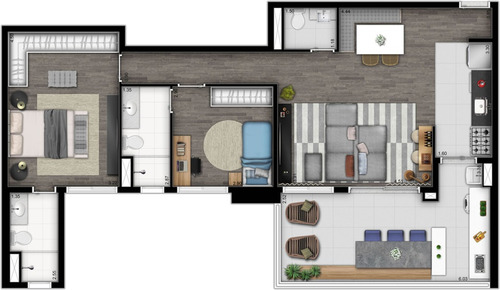 Imagem 26 de 30 de Apartamento À Venda No Bairro Tatuapé - São Paulo/sp - O-2797-8810