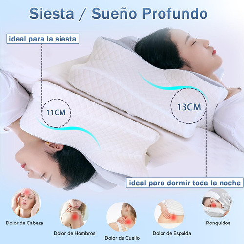 M An Almohada Cervical 2 En 1 Para Dormir, Almohada