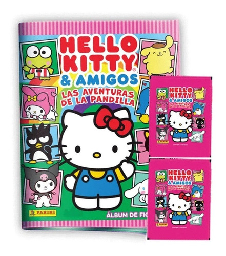 Álbum Hello Kitty Y Amigos - Las Aventuras + 50 Sobres 