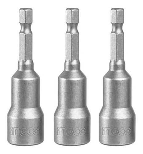 Adaptadores Para Taladro 8mm Punta Magnetica 3 Piezas Ingco