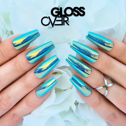 Gloss Over Creator Flow Clear Gel Extensión De Uña Sin Pincel Color Transparente
